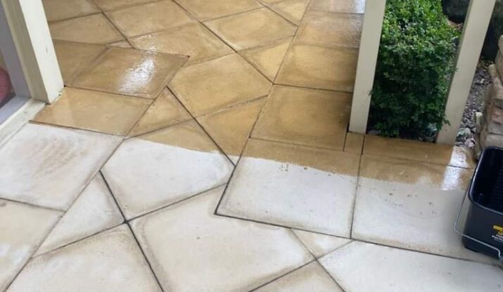 Concrete Sealing & Painting 22 paver clear sealer